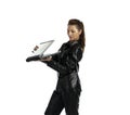 Girl with Laptop