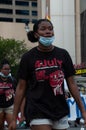 Girl Leading BLM March