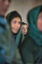 Girl learning in the only school in the village of Shimshal 3100m is a government school taught by teachers based in the village