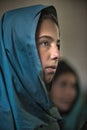 Girl learning in the only school in the village of Shimshal 3100m is a government school taught by teachers based in the village