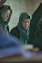 Girl learning in the only school in the village of Shimshal 3100m is a government school taught by teachers based in the village