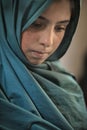 Girl learning in the only school in the village of Shimshal 3100m is a government school taught by teachers based in the village