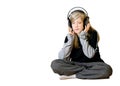 Girl Listening To Music 2