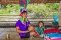 Padaung tribe long-necked Royalty Free Stock Photo