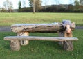 Girl lying on wooden table Royalty Free Stock Photo