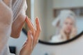 girl at makeup table