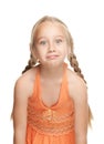 Girl making funny face Royalty Free Stock Photo