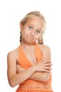 Girl making funny face Royalty Free Stock Photo