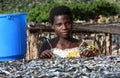 Girl in Malawi, Africa