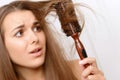 Girl with matted hair Royalty Free Stock Photo