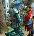 Girl meets fairy at the faire