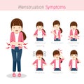 Girl With Menstruation Symptoms
