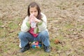 Girl with mineral water