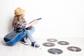 Girl musician Royalty Free Stock Photo