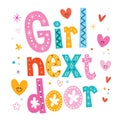 Girl next door Royalty Free Stock Photo