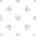 Girl nipple pattern seamless vector Royalty Free Stock Photo