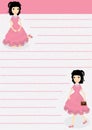 Girl Notepaper_eps