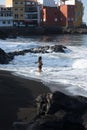 Girl and ocean