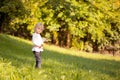 Girl in park