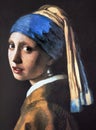 Johannes - Jan - Vermeer van Delft, Girl with a Pearl Earring, 1665, oil on canvas. Mauritshuis, The Hague, Netherlands