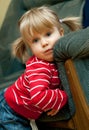 Girl with pigtails Royalty Free Stock Photo