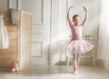 Girl in a pink tutu Royalty Free Stock Photo