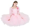 Girl in pinkish dress