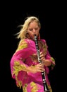 Girl Playing Clarinet Solo