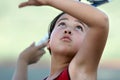 Girl playing tennis Royalty Free Stock Photo