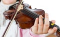 Girl playing the violin