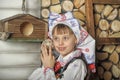 Girl in Polish national costume