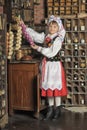 Girl in Polish national costume