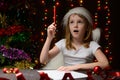 Girl pondered letter to Santa Claus