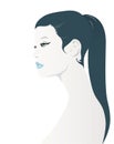 Girl With Ponytail