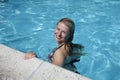 Girl in the pool