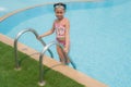 Girl in the pool