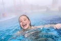 Girl in a pool