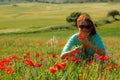 Girl in poppies