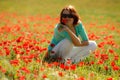 Girl in poppies