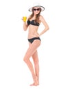 Girl posing in bikini Royalty Free Stock Photo