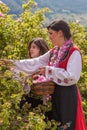 Girl posing during the Rose picking festival in Bulgaria Royalty Free Stock Photo