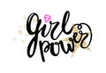 Girl Power Colorful Graffiti Vector Illustration