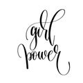 Girl power - hand lettering inscription text, motivation and ins Royalty Free Stock Photo