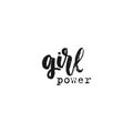 Girl power vector