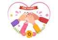 Girl Power Vector Illustration to Show Women Can Also Be Stronger and Independent in Woman Rights and Diversity Flat Cartoon