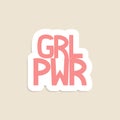 Girl power Royalty Free Stock Photo