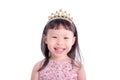 Girl in princess custume with crown