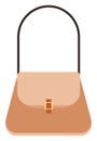 Girl purse, icon Royalty Free Stock Photo