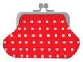 Girl purse, icon Royalty Free Stock Photo