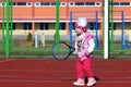 Girl with a racket